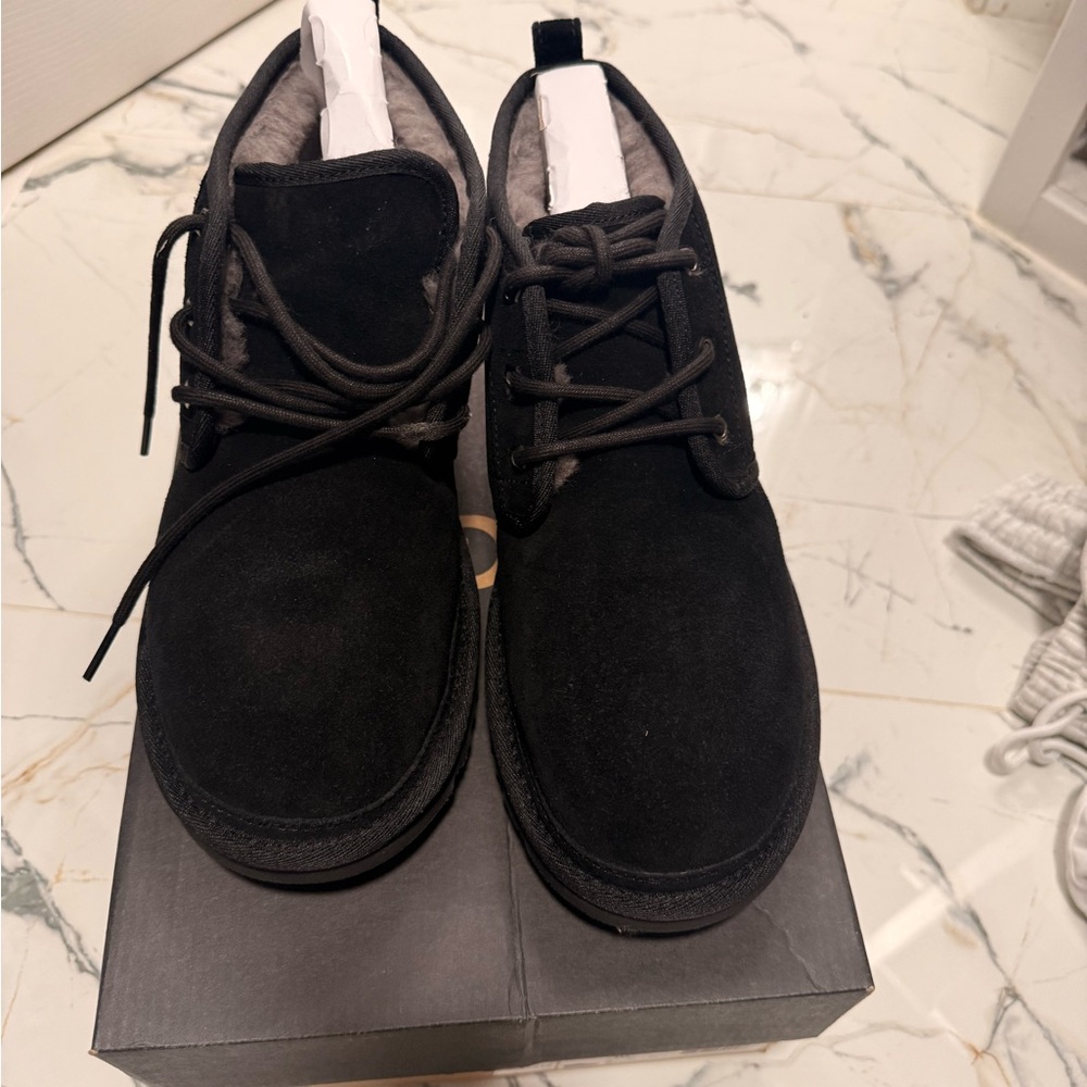 UGG Black Suede Chukka Boots for Men